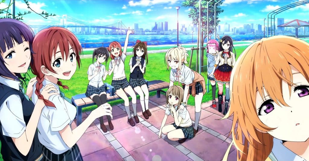 Visuel clé pour l'anime Love Live! Nijigasaki High School Idol Club