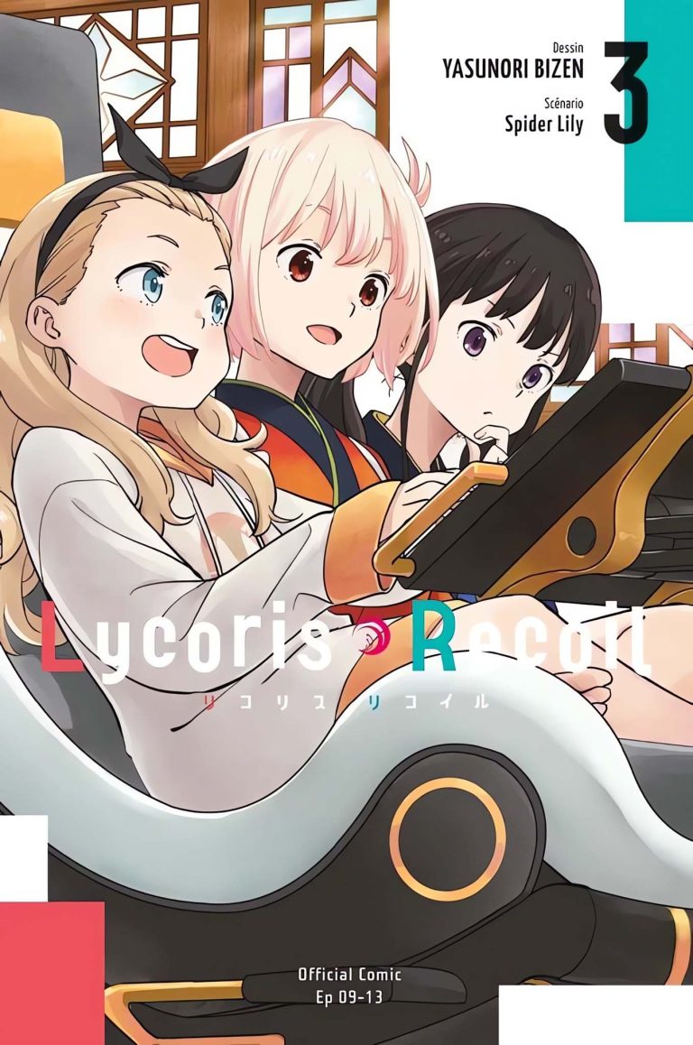 Tome 3 du manga Lycoris Recoil.