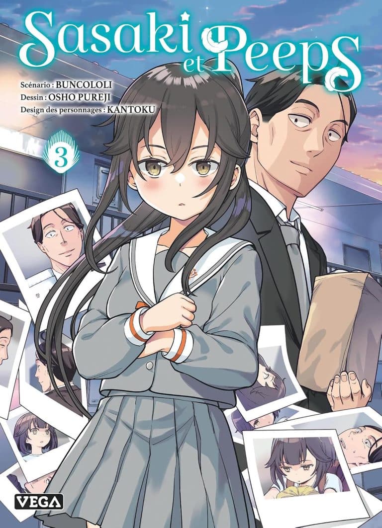 Tome 3 du manga Sasaki et Peeps.