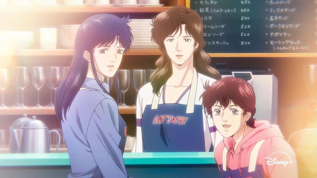 Annonce de la date de sortie de l'anime Cat's Eye Remake sur Disney+.