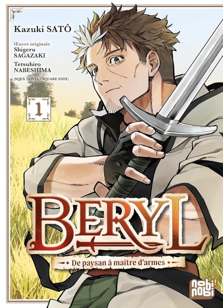 Tome 1 du manga Beryl : de paysan à maître d'armes.