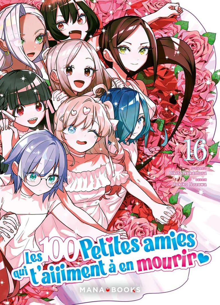Tome 16 du manga Les 100 Petites Amies qui t'aiiiment à en mourir.