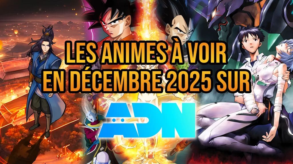 Présentation des animes diffusés en décembre 2025 sur ADN.