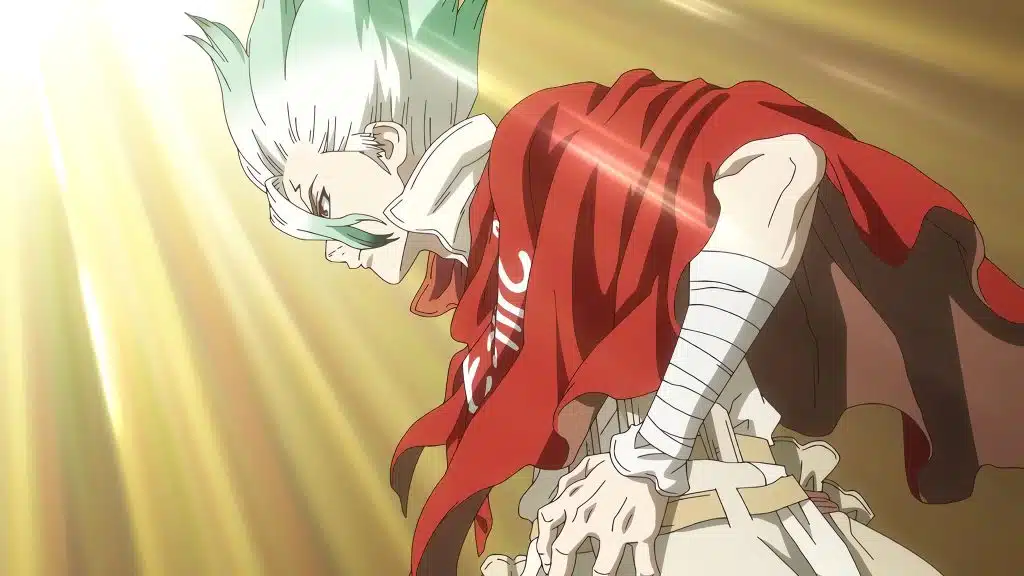 Annonce de la diffusion de l'anime Dr. STONE saison 4 partie 3 pour avril 2026.