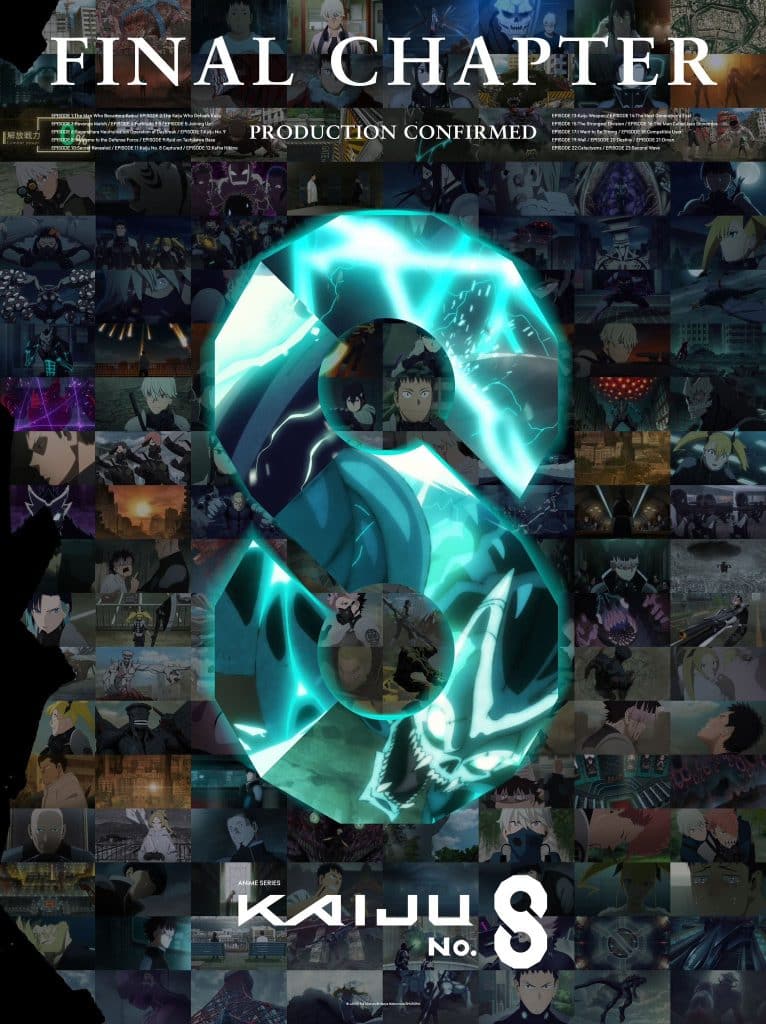 Premier visuel pour l'anime Kaiju No. 8 Final Chapter.