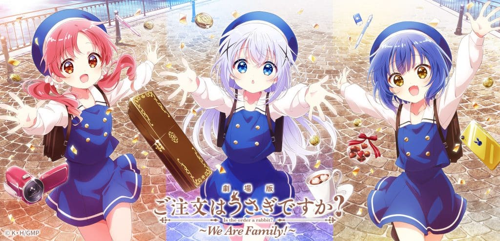 Deuxième visuel du film Gekijouban Gochuumon wa Usagi desu ka? ~We Are Family!~.