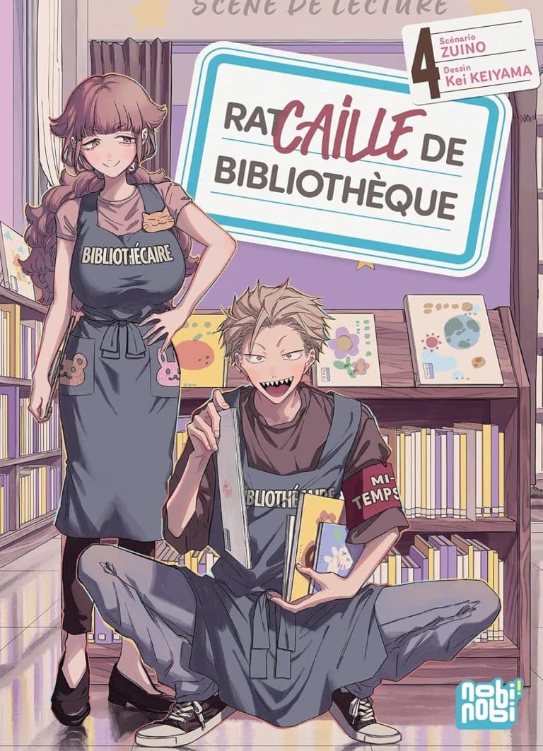 Tome 4 du manga Racaille de Bibliothèque.