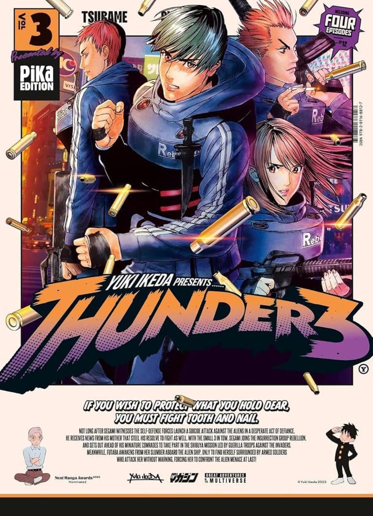 Tome 3 du manga Thunder 3.