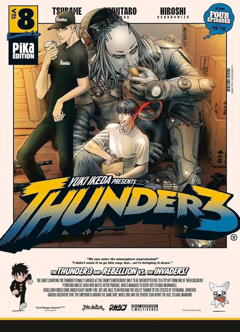 Tome 8 du manga Thunder 3.