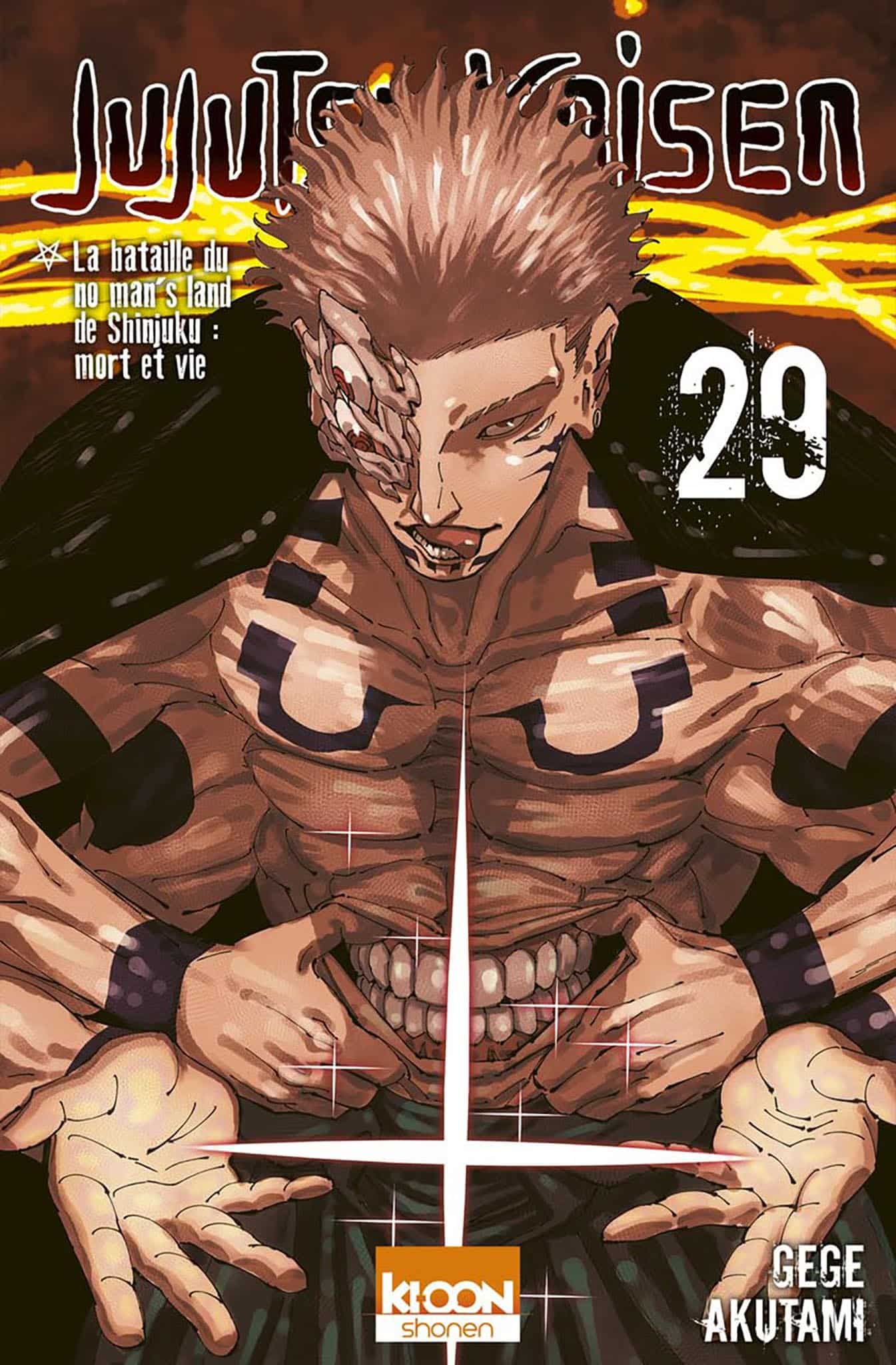 Tome 29 du manga JUJUTSU KAISEN.