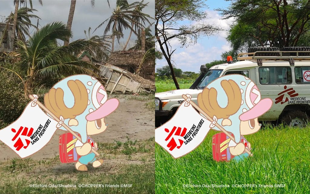 Annonce d'une collaboration officielle entre Chopper et Médecins Sans Frontières.