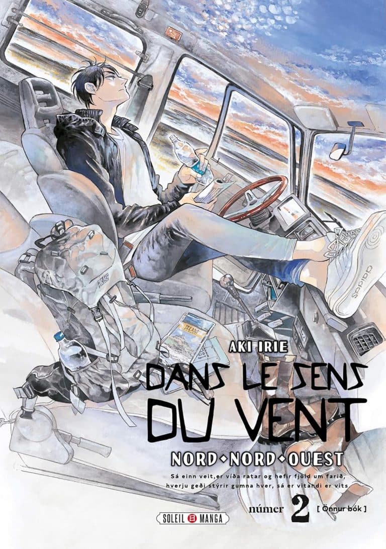 Tome 2 du manga Dans le sens du vent.
