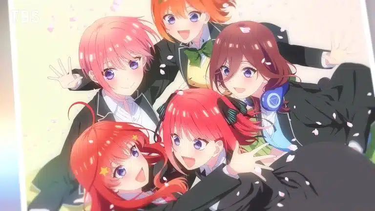 Annonce de l'anime The Quintessential Quintuplets : Spring, Summer, Fall, Winter.