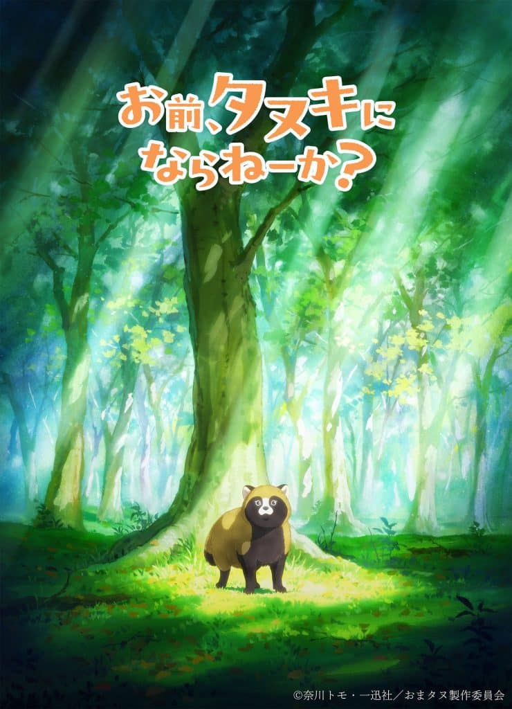Premier visuel pour l'anime Omae, Tanuki ni Naranee ka?.