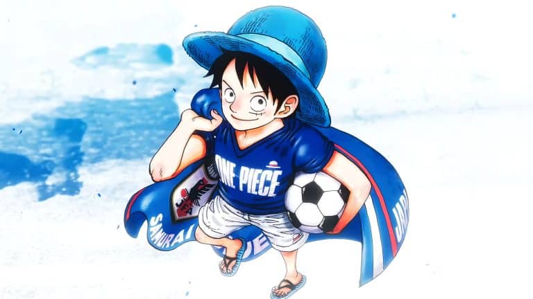 Annonce de la collab officielle ONE PIECE x SAMURAI BLUE.