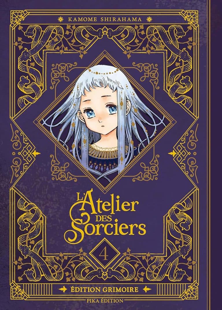 Tome 4 du manga L'Atelier des Sorciers - Edition Grimoire.