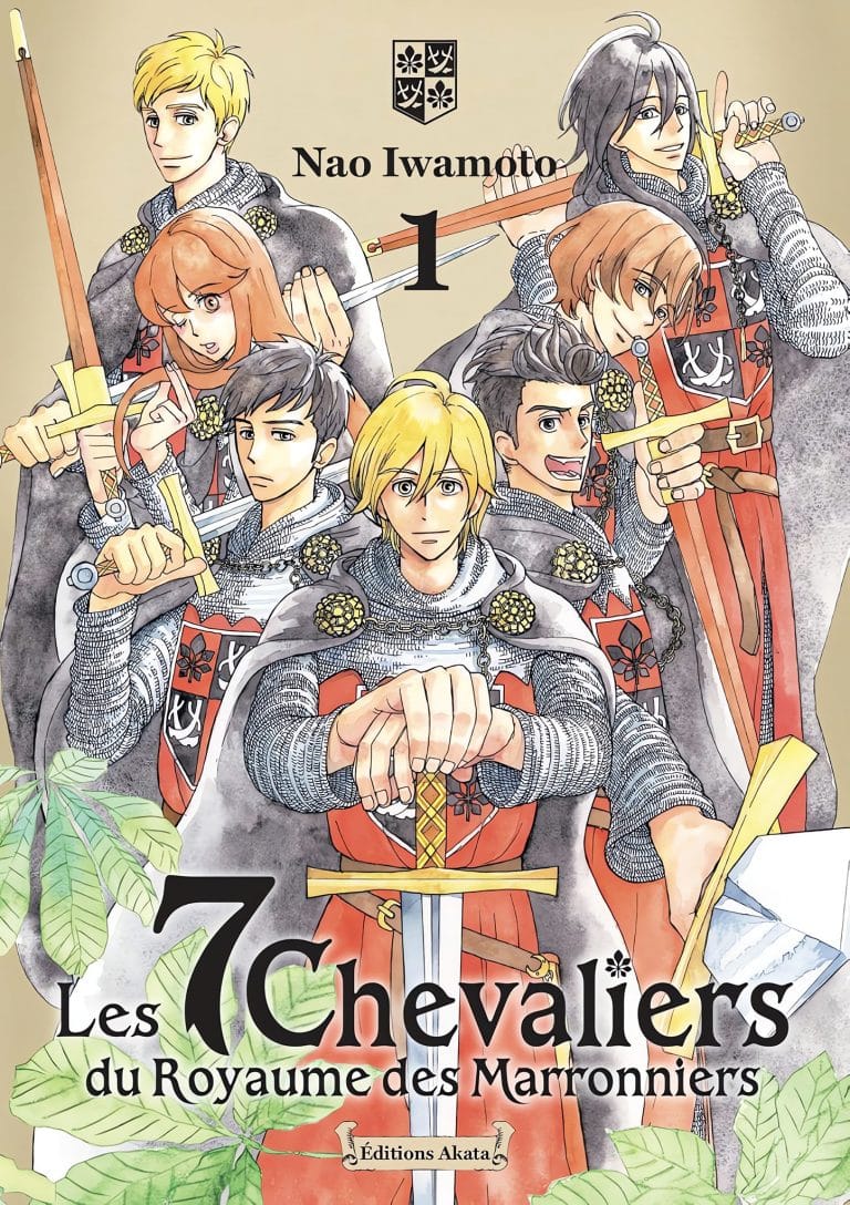 Tome 1 du manga Les 7 Chevaliers du Royaume des Marronniers.