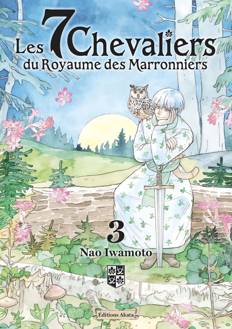 Tome 3 du manga Les 7 Chevaliers du Royaume des Marronniers.