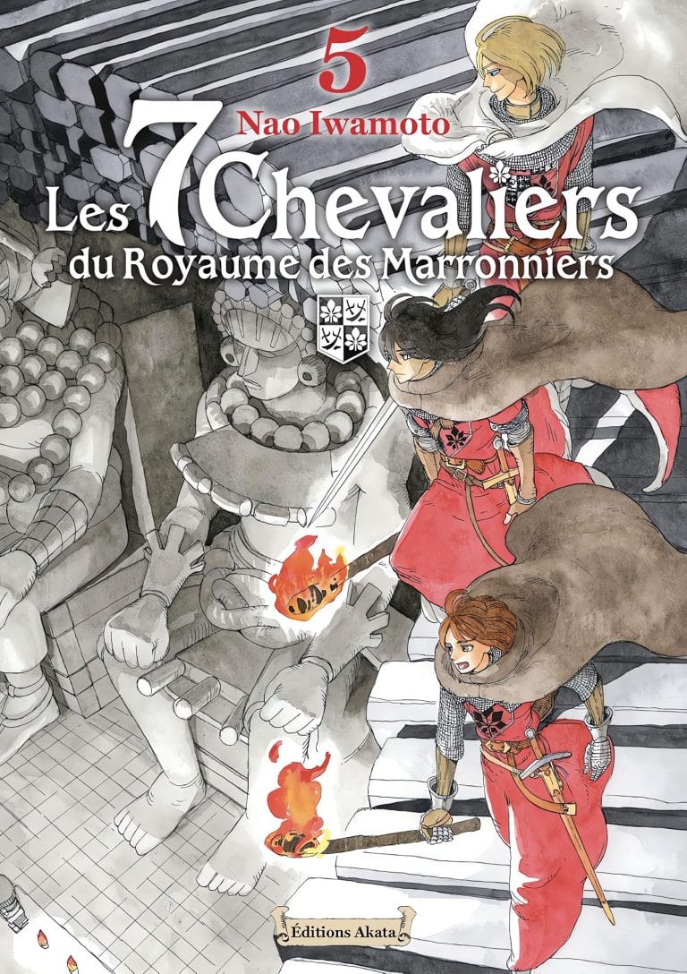 Tome 5 du manga Les 7 Chevaliers du Royaume des Marronniers.