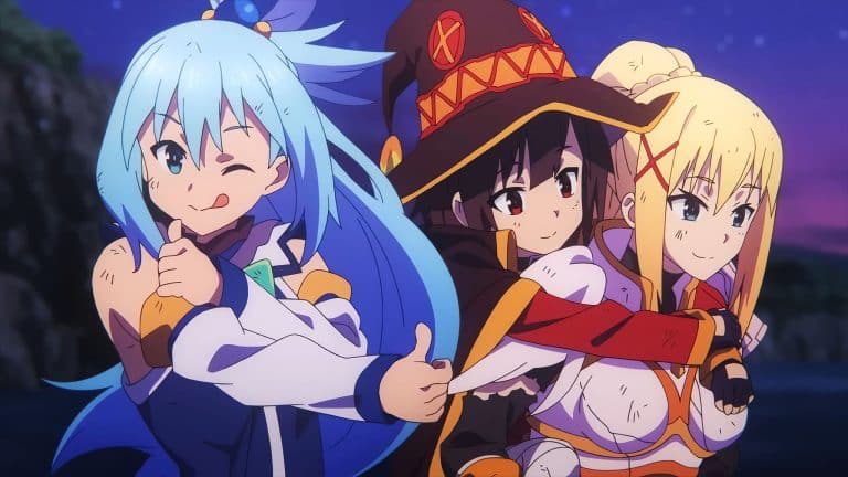 Annonce de la date de diffusion de l'anime Konosuba Saison 4 pour 2027.
