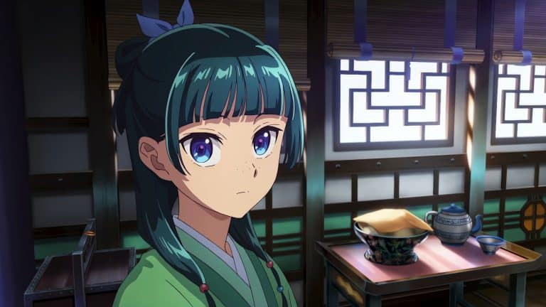 Annonce de la date de sortie du film Les Carnets de l'Apothicaire dans les cinémas japonais.