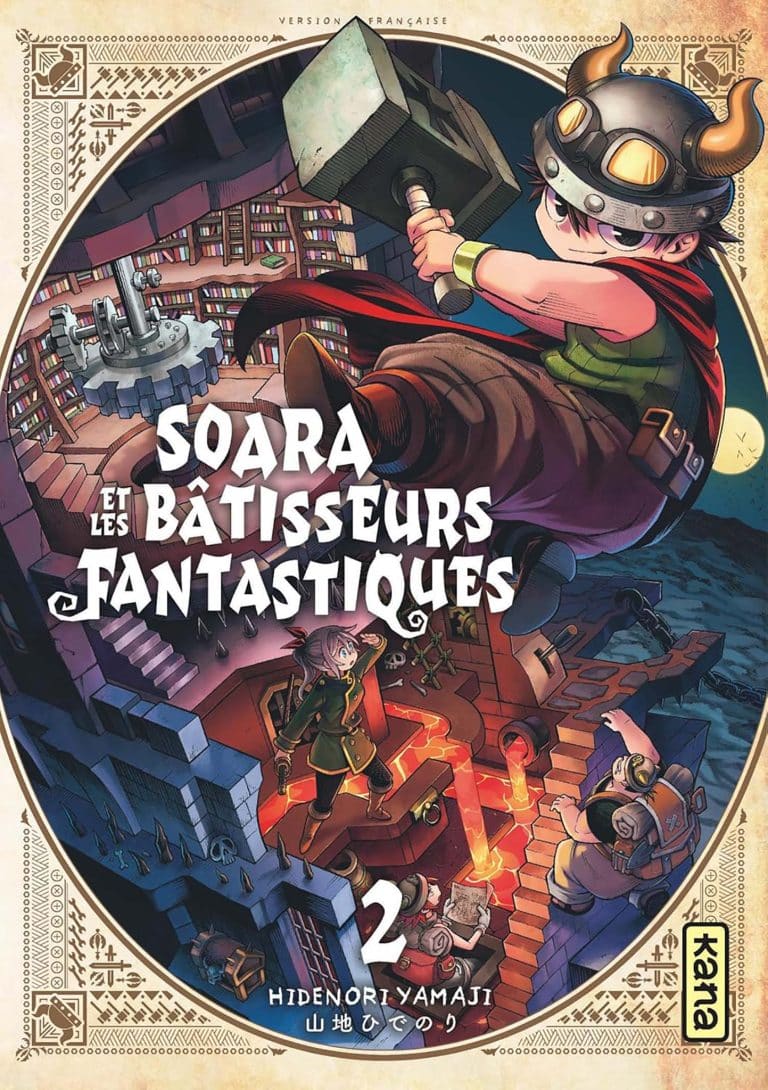 Tome 2 du manga Soara et les Bâtisseurs Fantastiques.