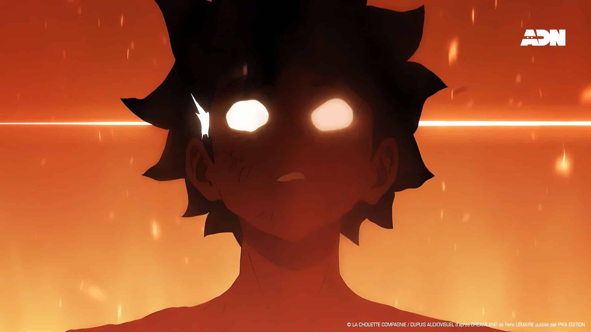 Annonce de la date de sortie de l'anime Dreamland sur ADN et Crunchyroll.