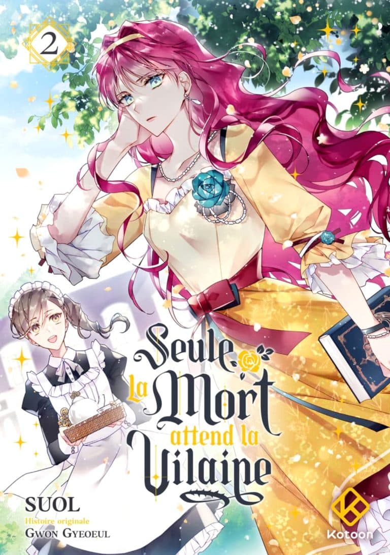 Tome 2 du manga Seule la mort attend la vilaine.