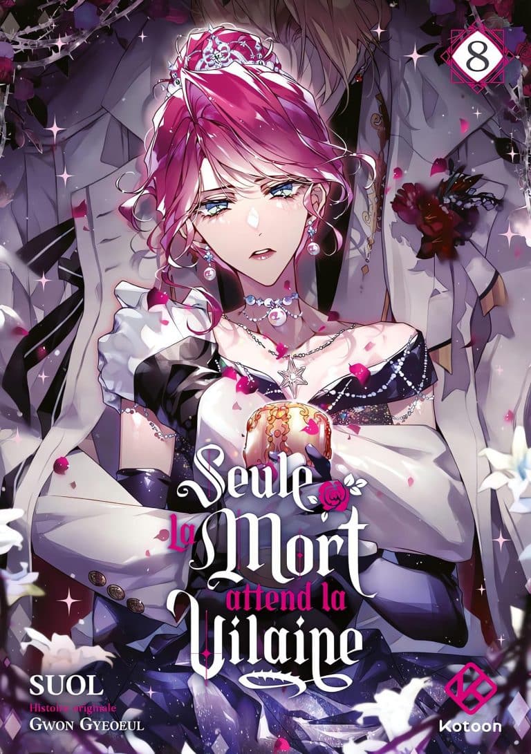 Tome 8 du manga Seule la mort attend la vilaine.