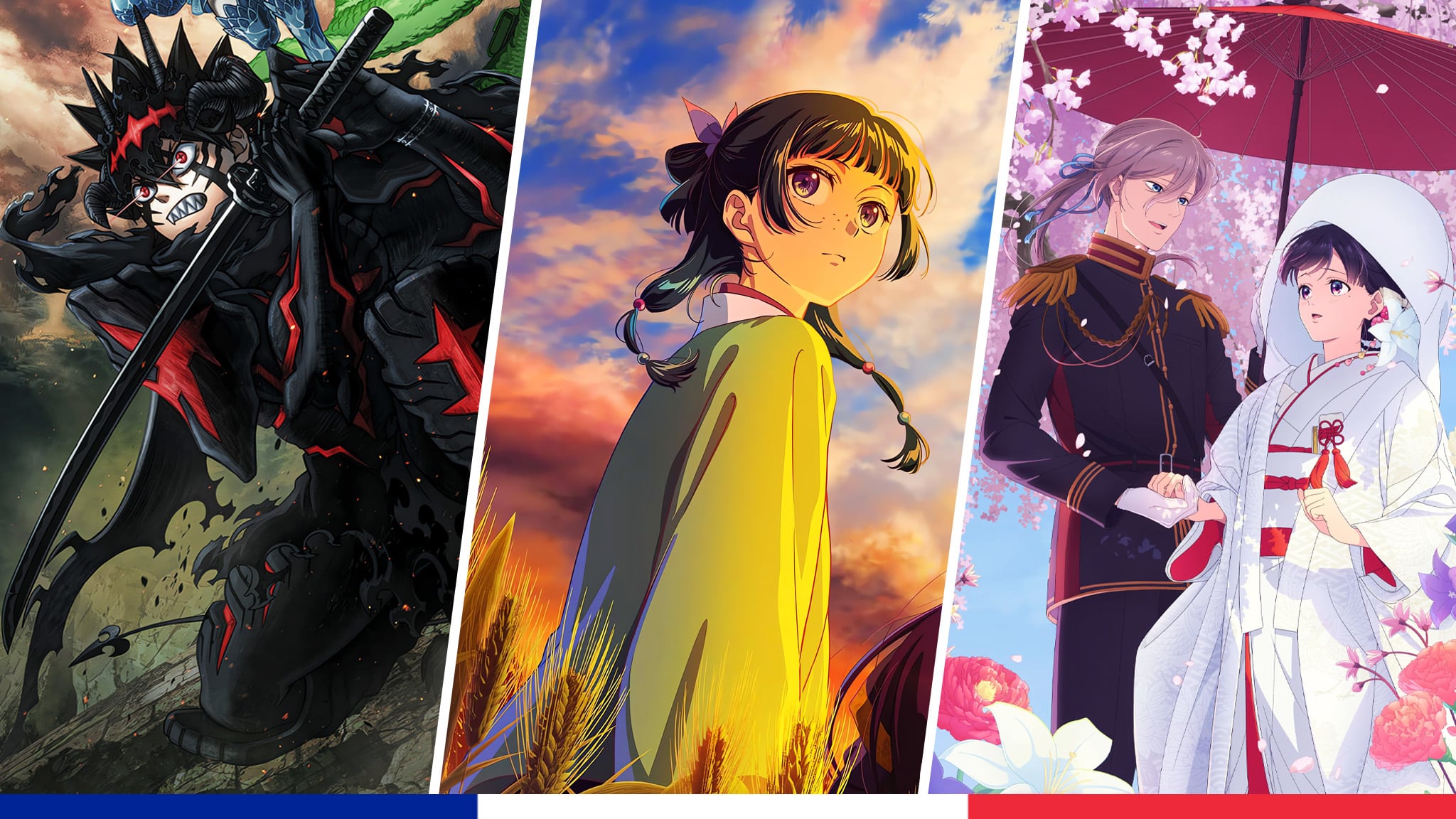 Liste complète des animes de l'automne 2026 doublés en VF.
