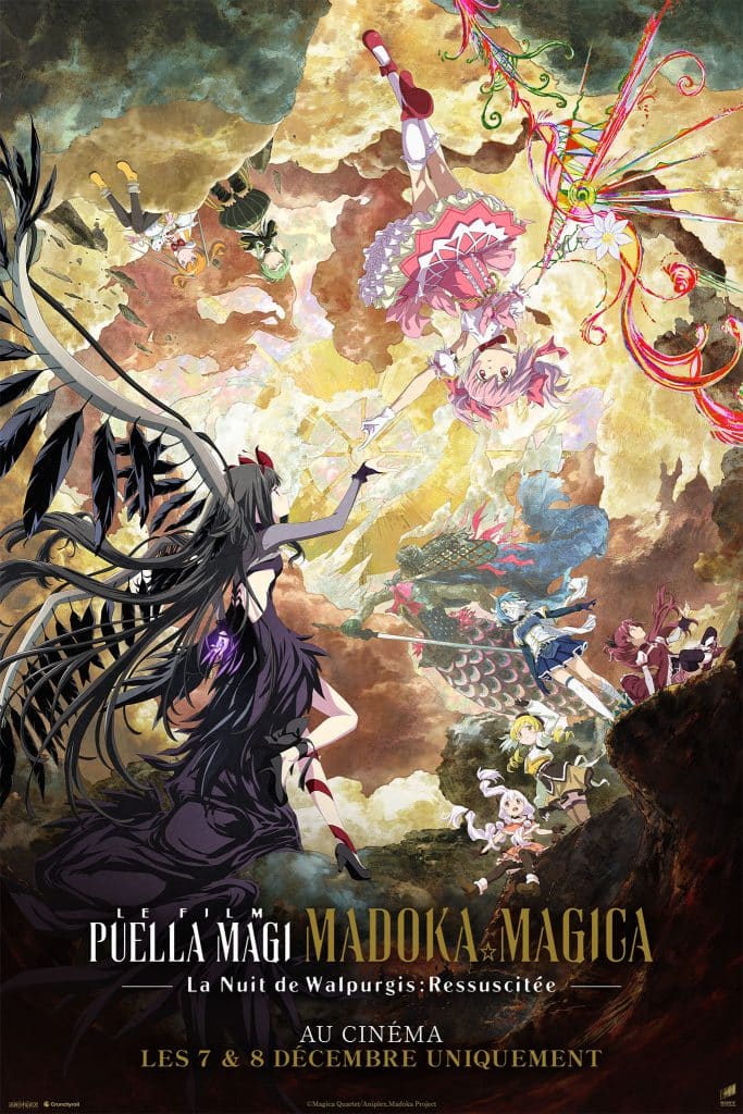 Affiche française du film Puella Magi Madoka Magica Le Film - La Nuit de Walpurgis : Ressuscitée -.