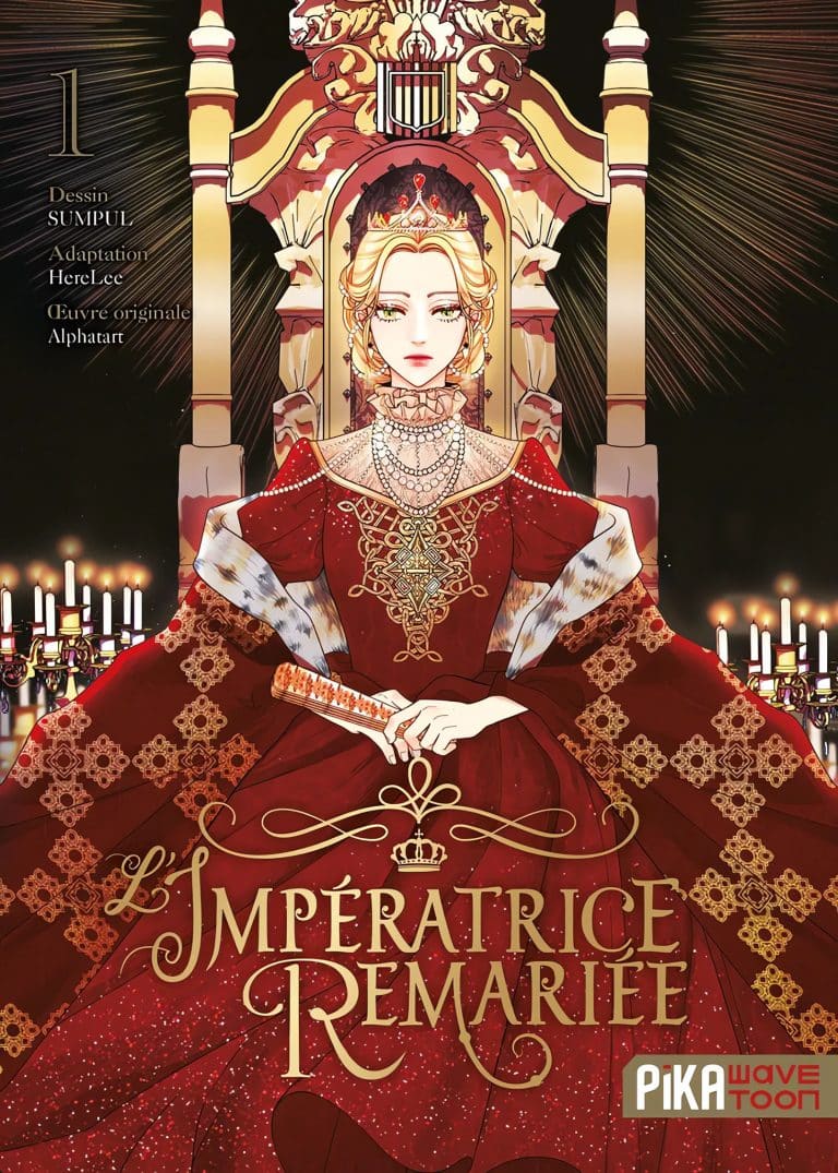 Tome 1 du manga L'Impératrice remariée.