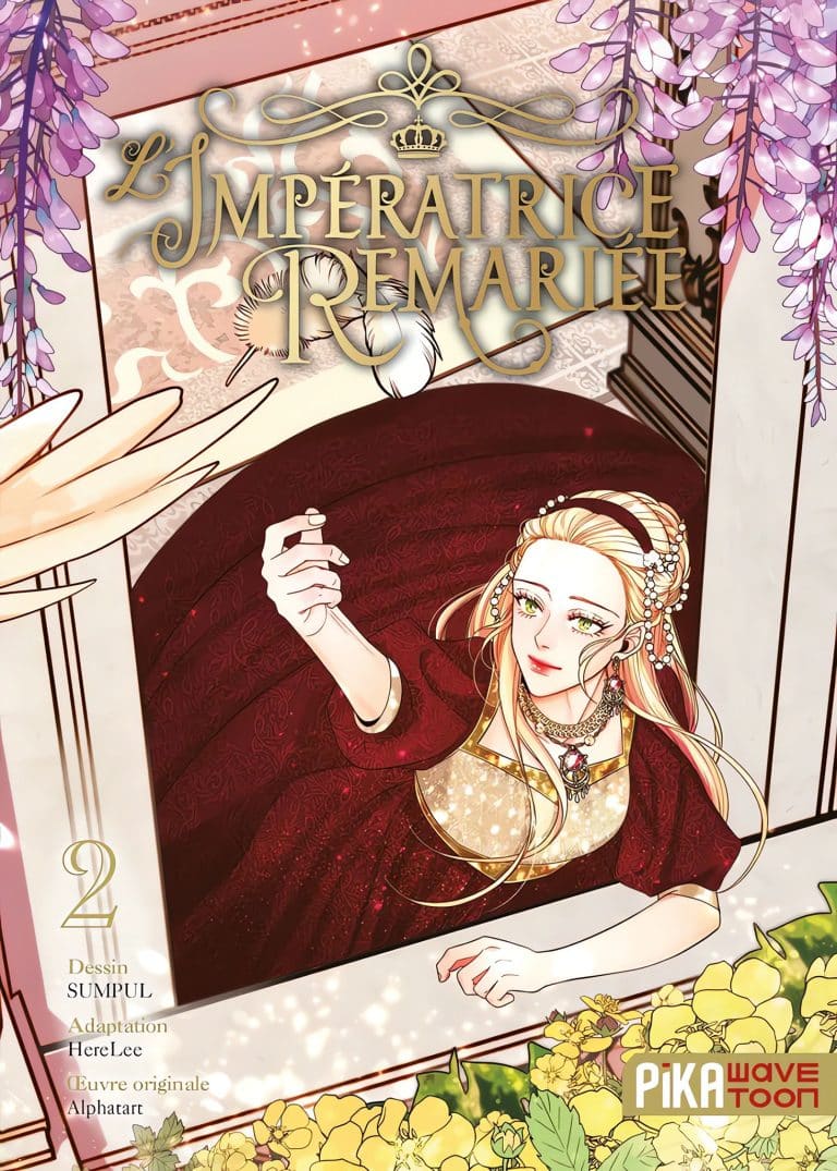 Tome 2 du manga L'Impératrice remariée.