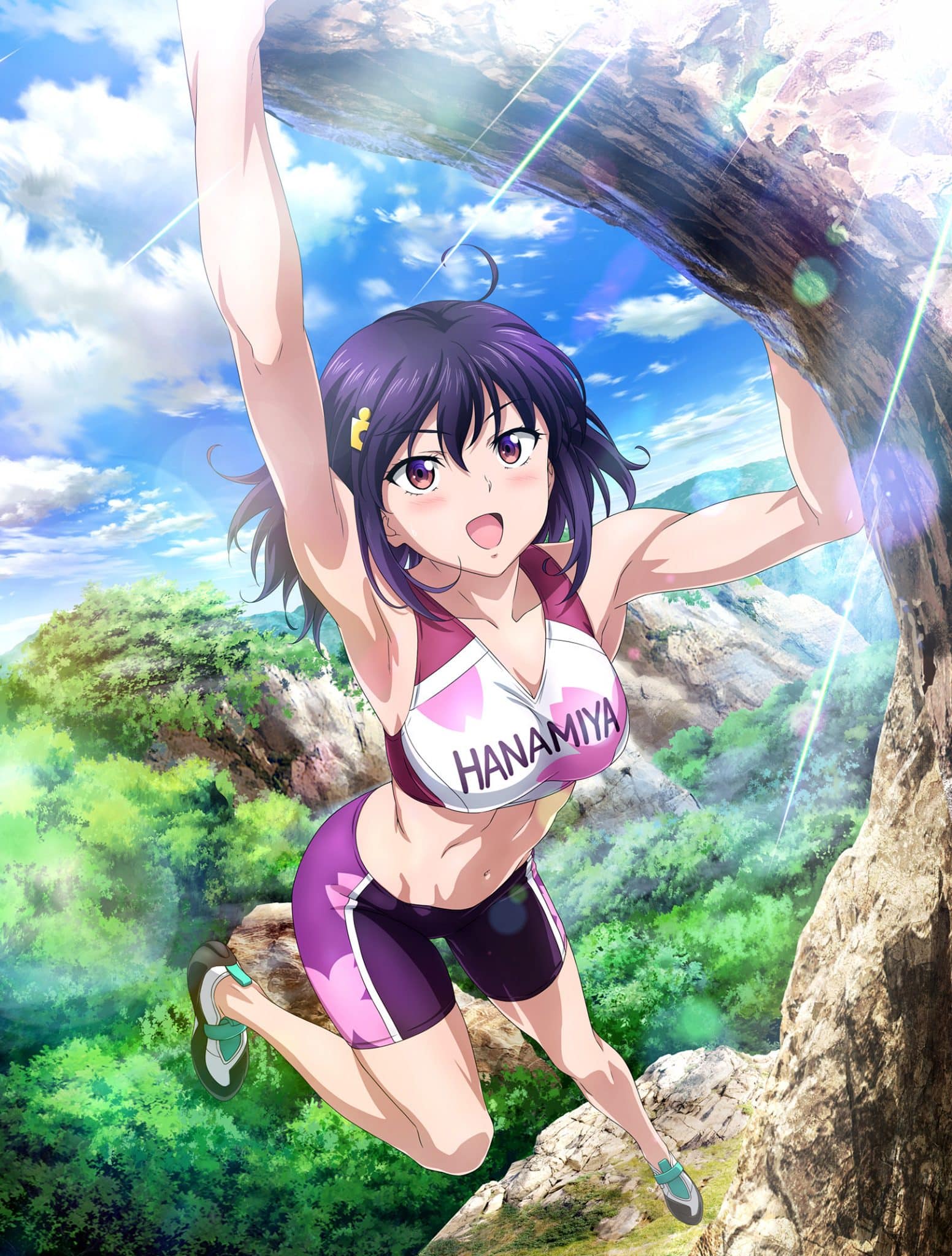 Visuel clé pour l'anime Iwa Kakeru! Climbing Girls