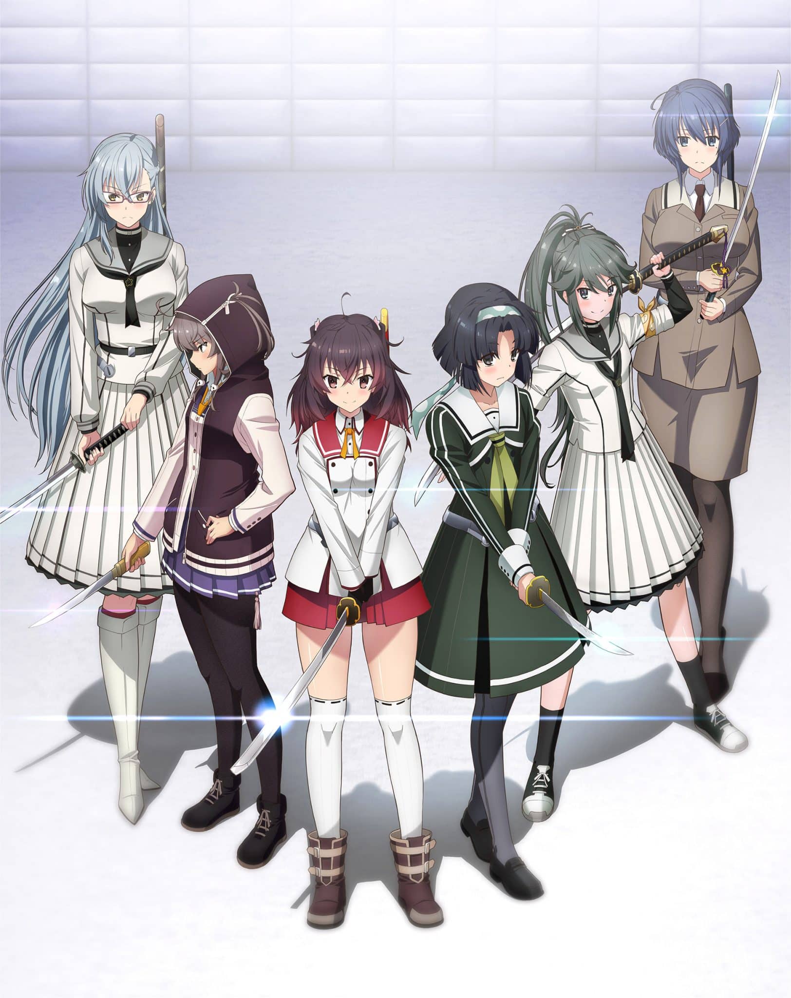 Nouveau visuel pour l'OVA en deux parties Katana Maidens Tomoshibi