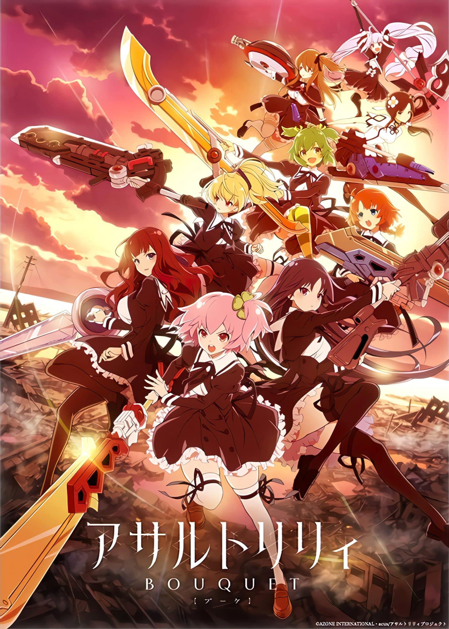 Annonce de la date de sortie de l'anime Assault Lily - Bouquet