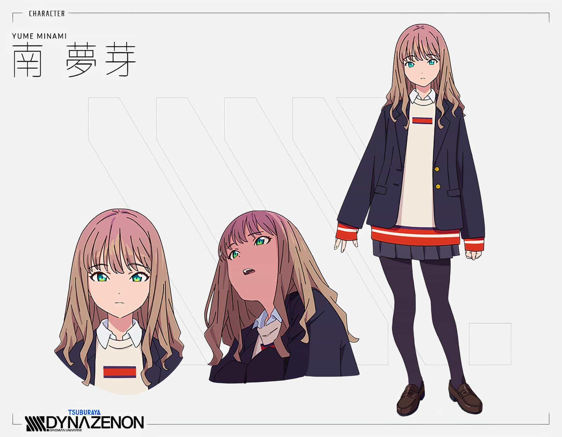 Chara Design de Yume Minami, l'un des personnages principaux de l'anime SSSS.DYNAZENON