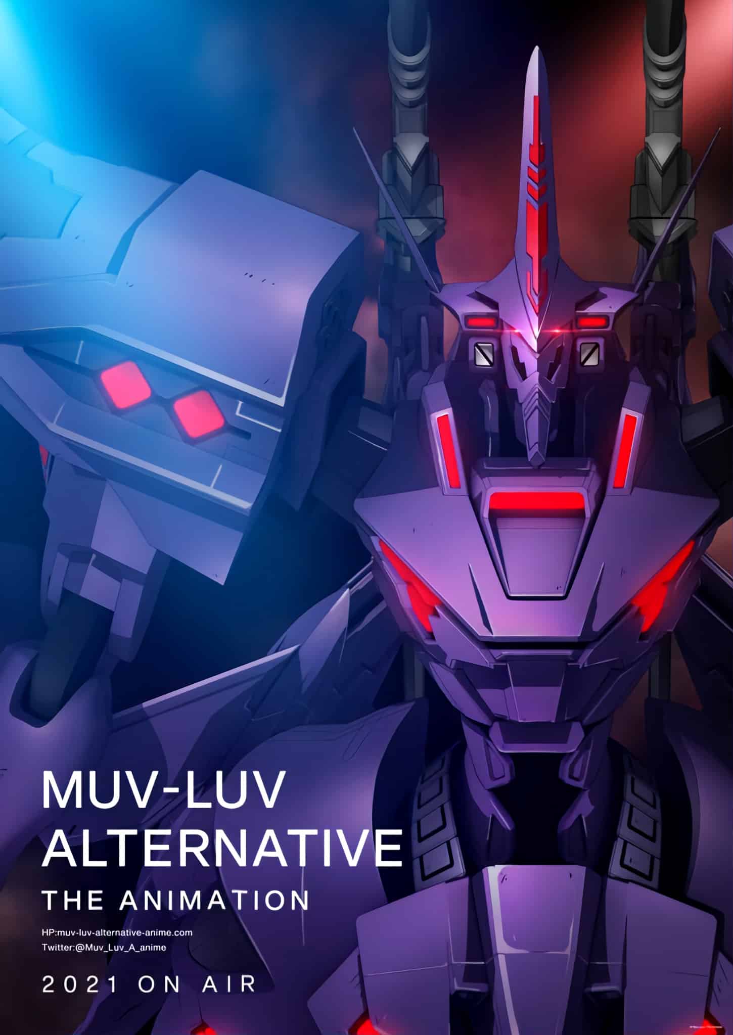 Annonce à propos de anime Muv luv alternative the animation