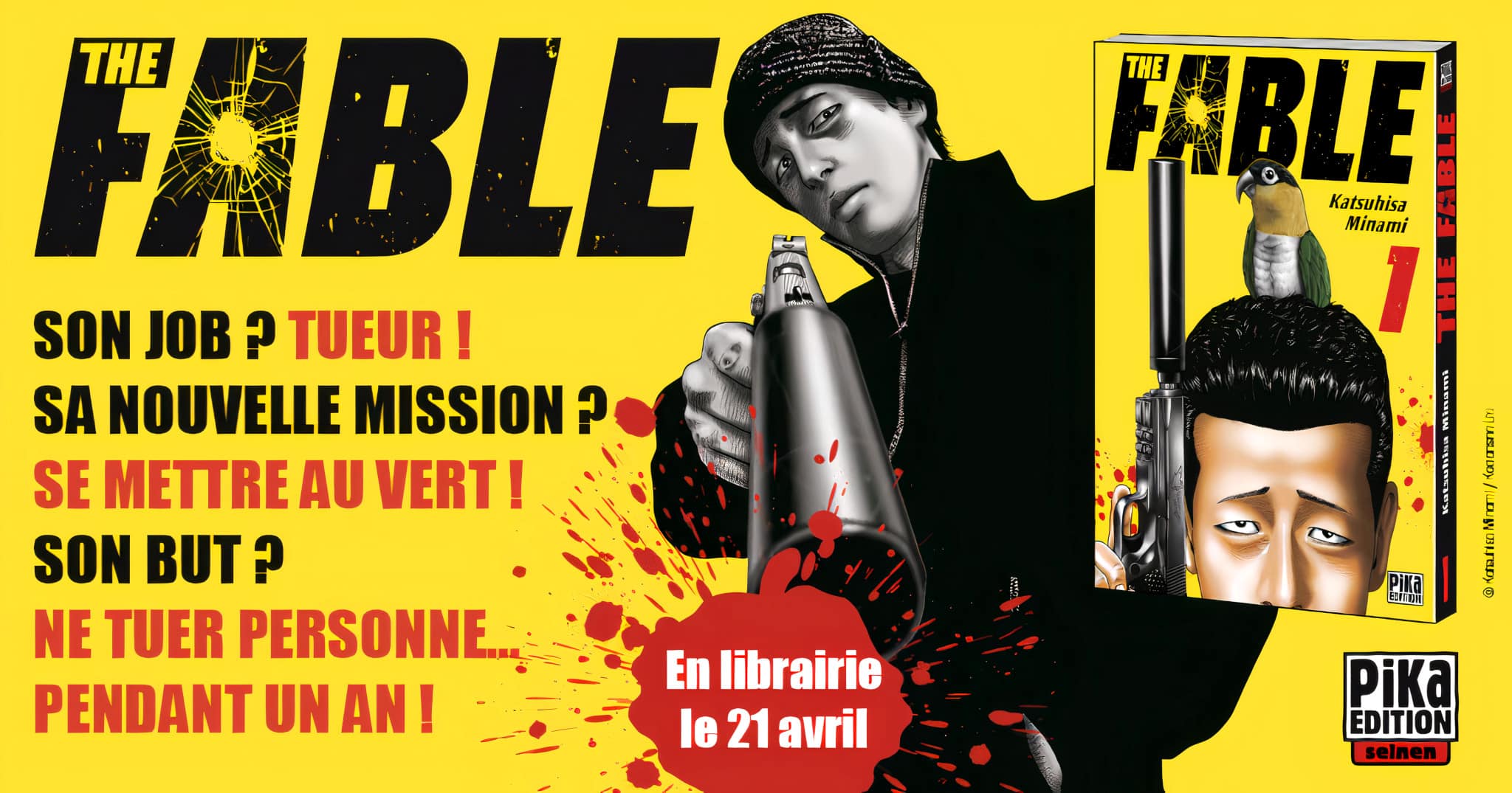Annonce du manga The Fable en France aux éditions Pika