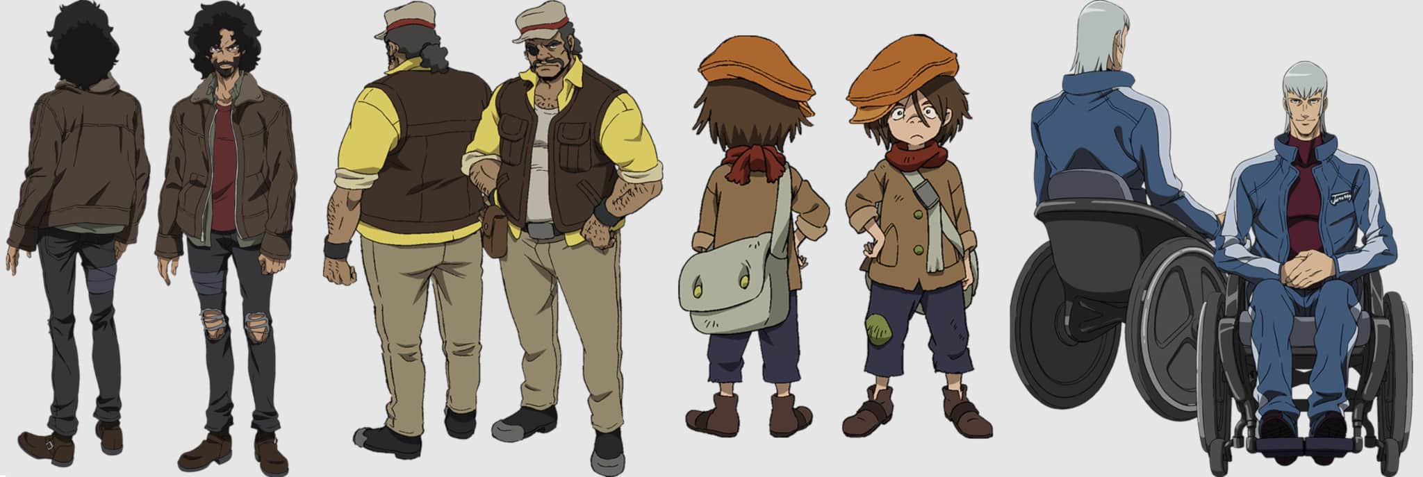 Design des personnages de anime Megalobox Saison 2