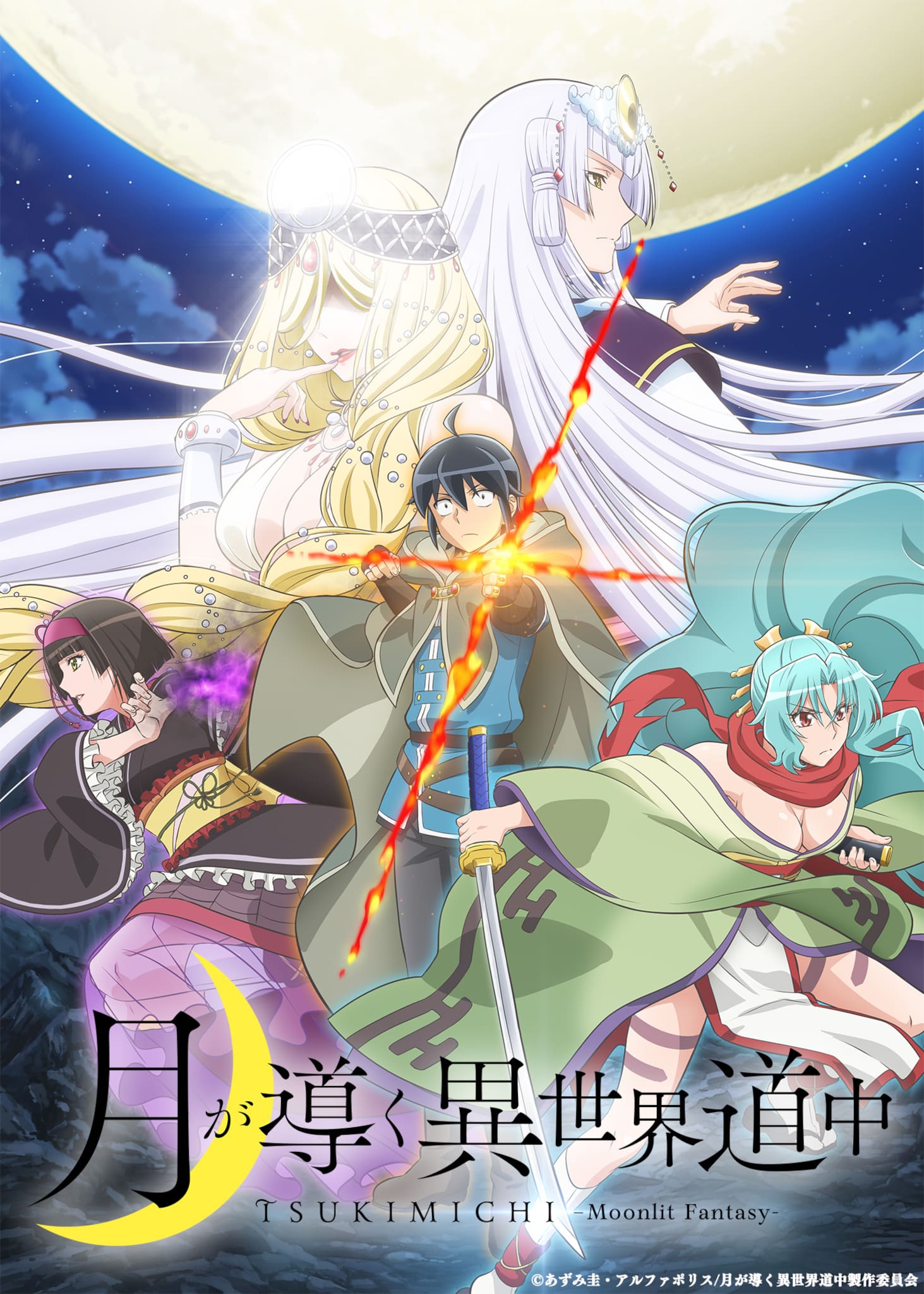 Annonce de la date de sortie de anime Tsukimichi Moonlit Fantasy