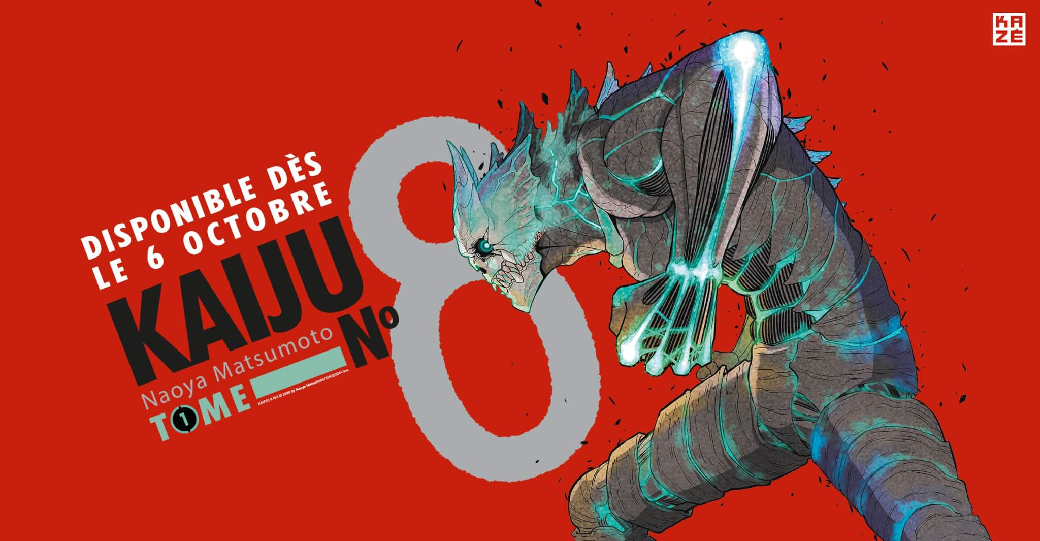 Annonce du manga Kaiju N°8 en France aux éditions Kaze