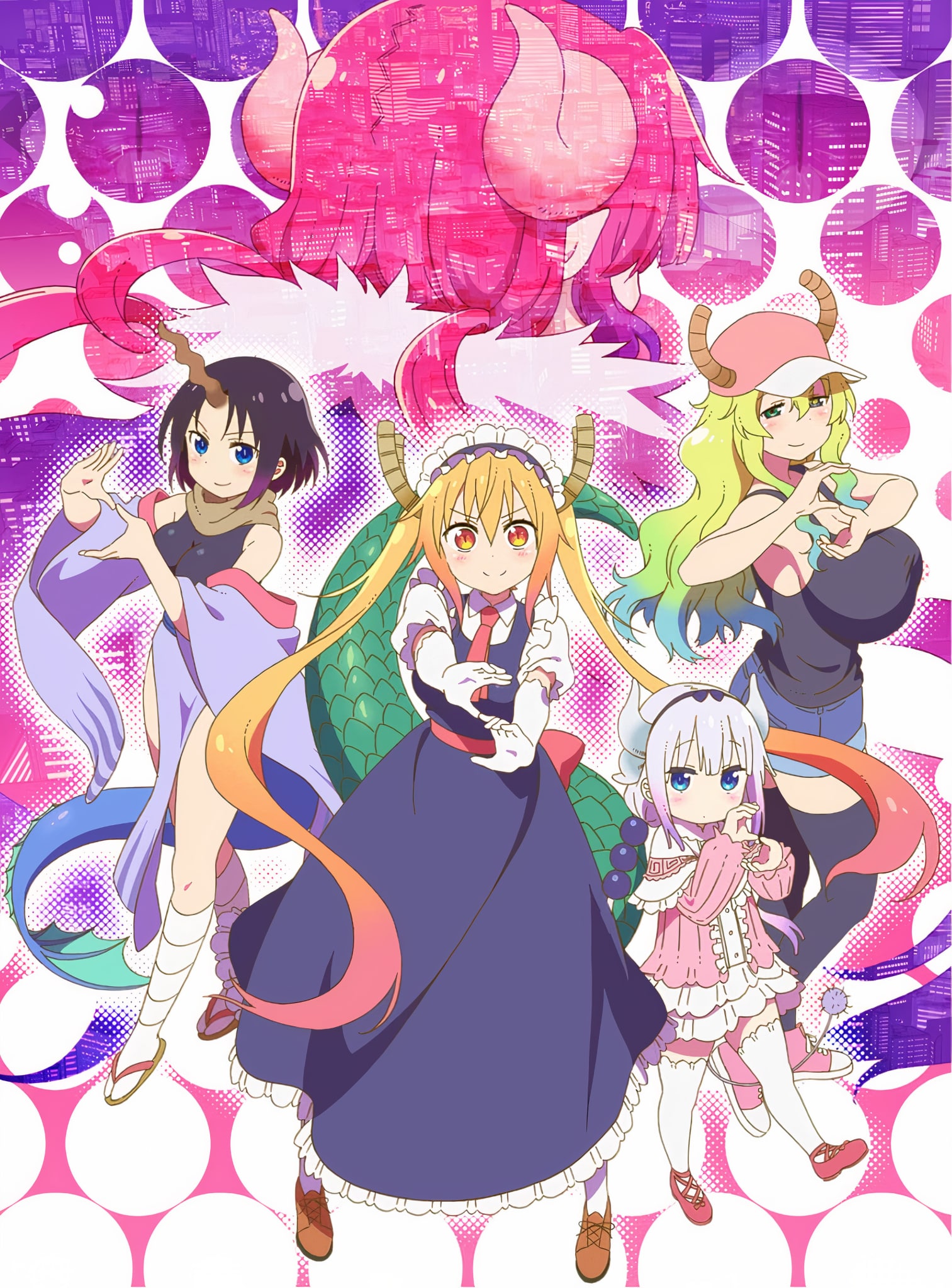 Premier visuel pour anime Miss Kobayashis Dragon Maid Saison 2