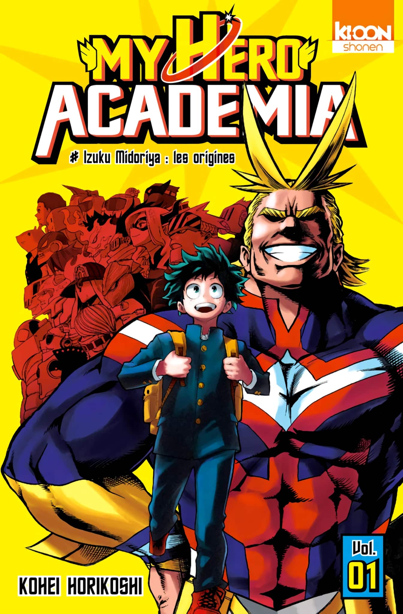 Tome 1 du manga My Hero Academia
