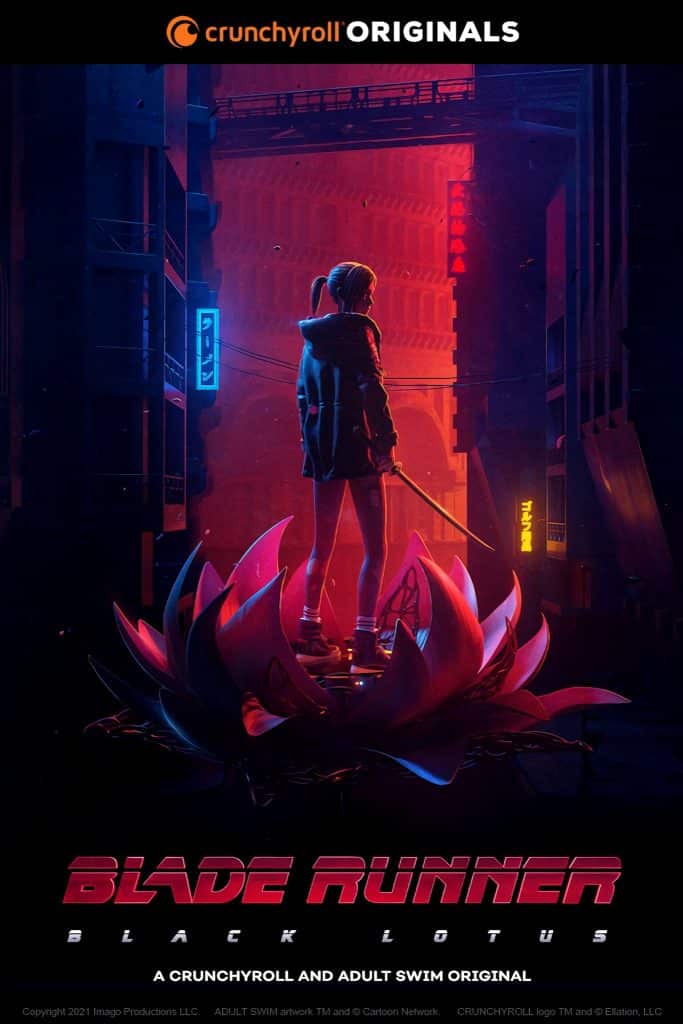 Annonce de la date de sortie de anime Blade Runner : Black Lotus