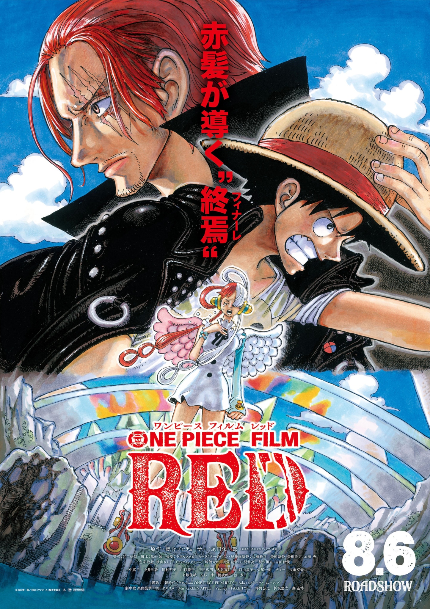 Quand One Piece Red sera sur ADN ?