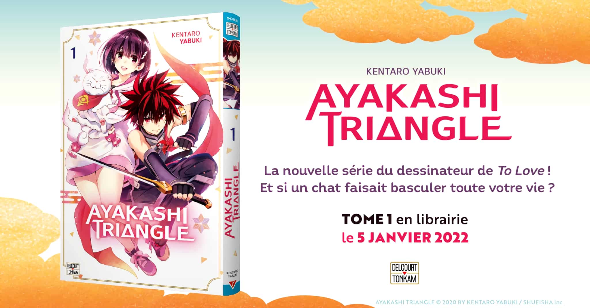Annonce de la date de sortie du manga Ayakashi Triangle en France