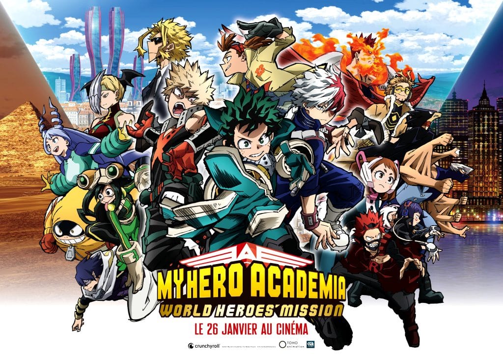 Annonce de la date de sortie en France du film My Hero Academia : World Heroes Mission