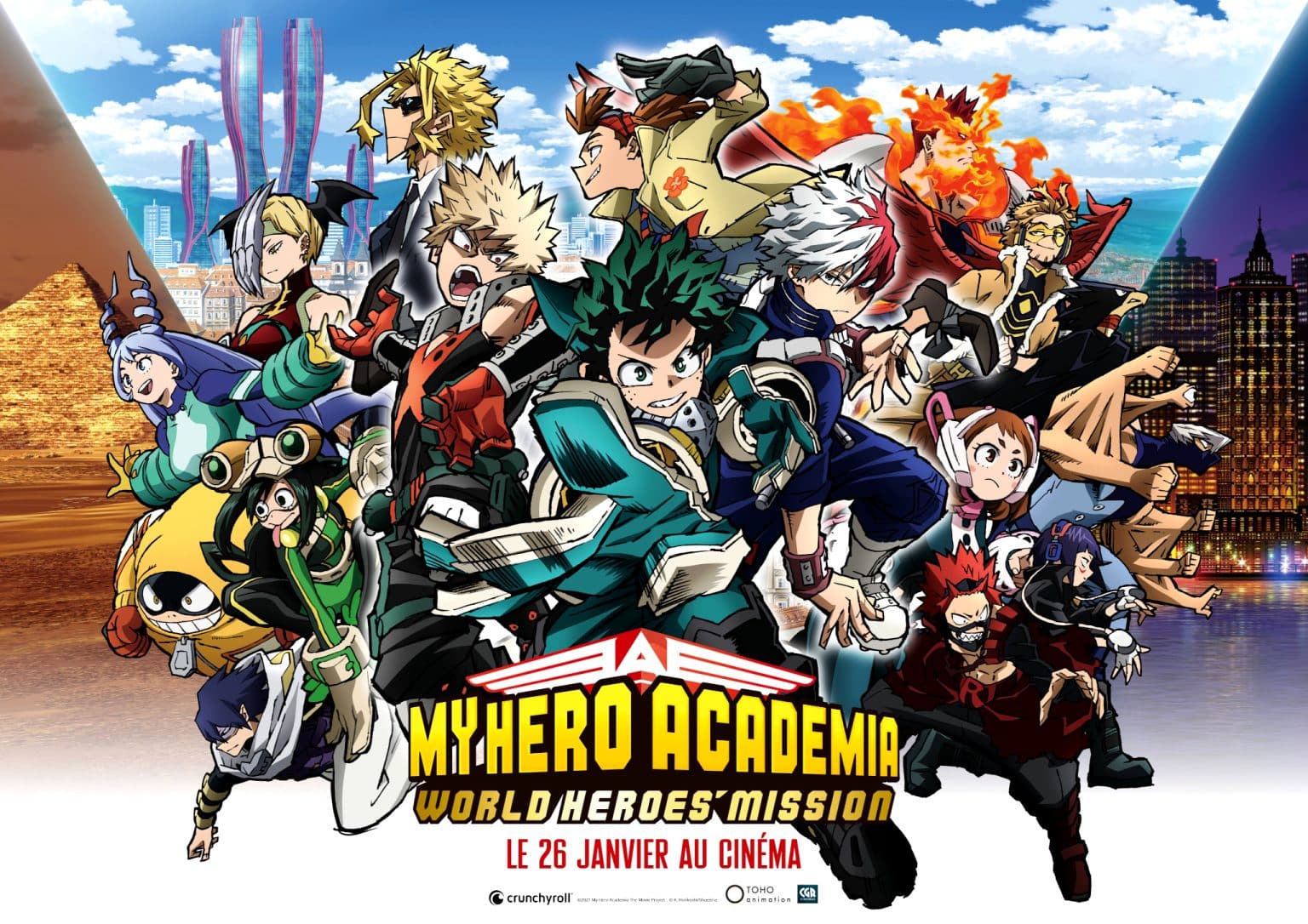 Le film My Hero Academia : World Heroes Mission révèle sa date de