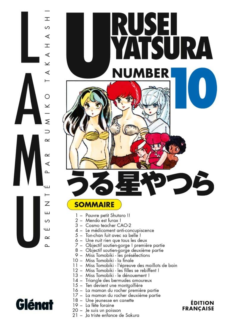 Tome 10 du manga Urusei Yatsura